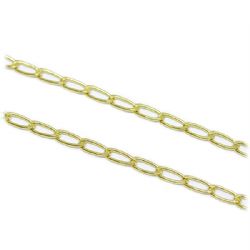 Pulseira Malha Longata Oca em Ouro 18 Kilates � 25394